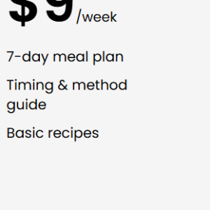 (Weekly Plan)